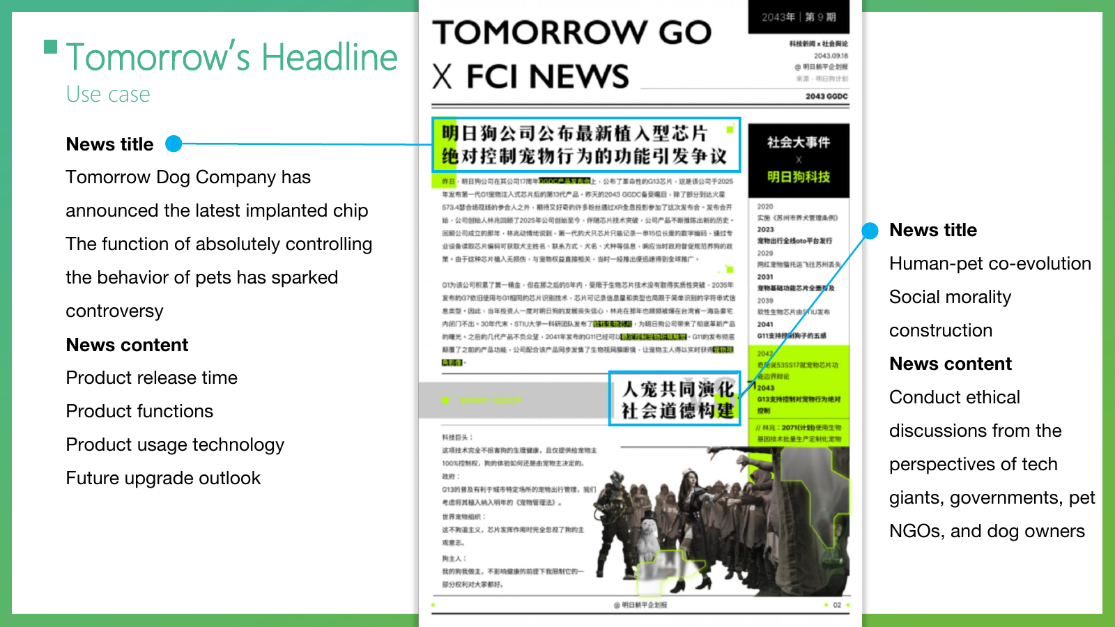 Tomorrow Headline analysis model